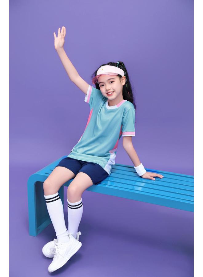 New Children's Football Uniform Set, Uni, Suitable For Primary School Students' Compeion And Training, Adult Sports Quick-dry Football Jersey