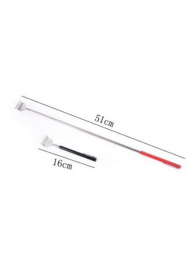 Iktu Stainless Steel Back Scratcher, Back Itch With Extendable Telescopic Handle, Back Scratcher Against Itching, Scratches With Extendable Rod, Back Scratcher For Itching, Relief, Body Relaxation - Image 4