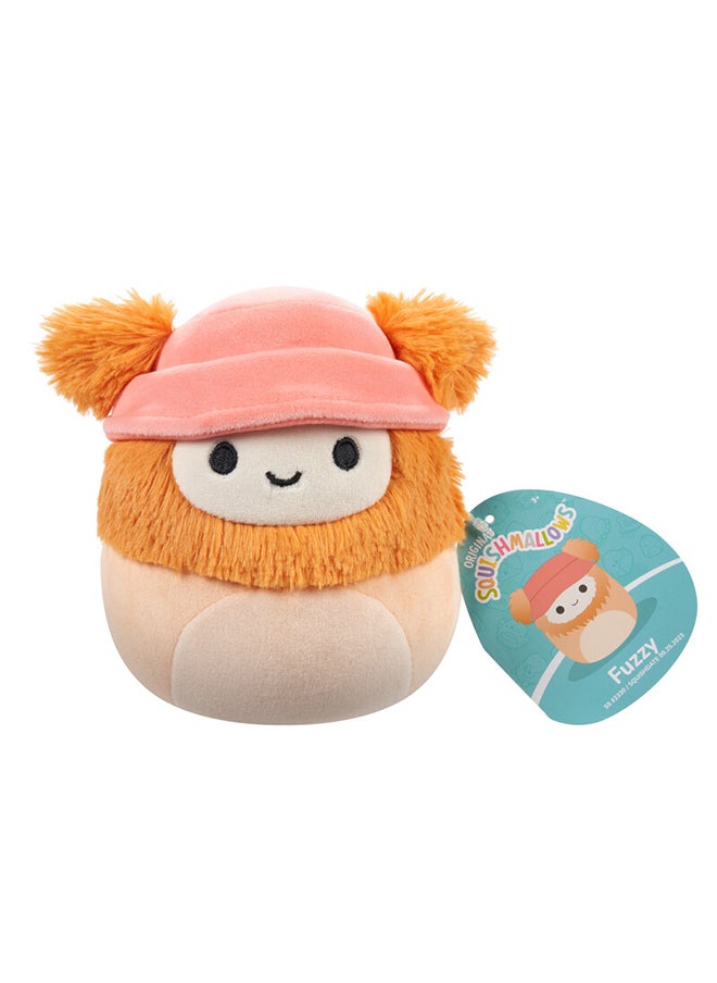 Squishmallows Little Plush 5 inch Fuzzy Peach Yeti with Hat and Fuzzy Hair Officially Licensed Kellytoy Plush Toy Colorful Soft Gift for Kids Girls & Boys Washable Squishy Stuff Toy Multicolor All Age  - Image 1