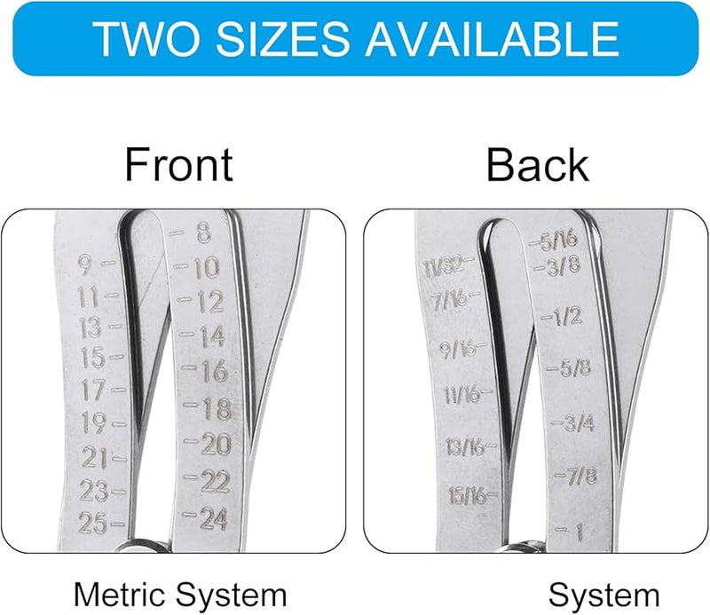 Portable Thread Size Checker Keychain Tool For Nuts Bolts Quick Measurement Gauge - Image 4