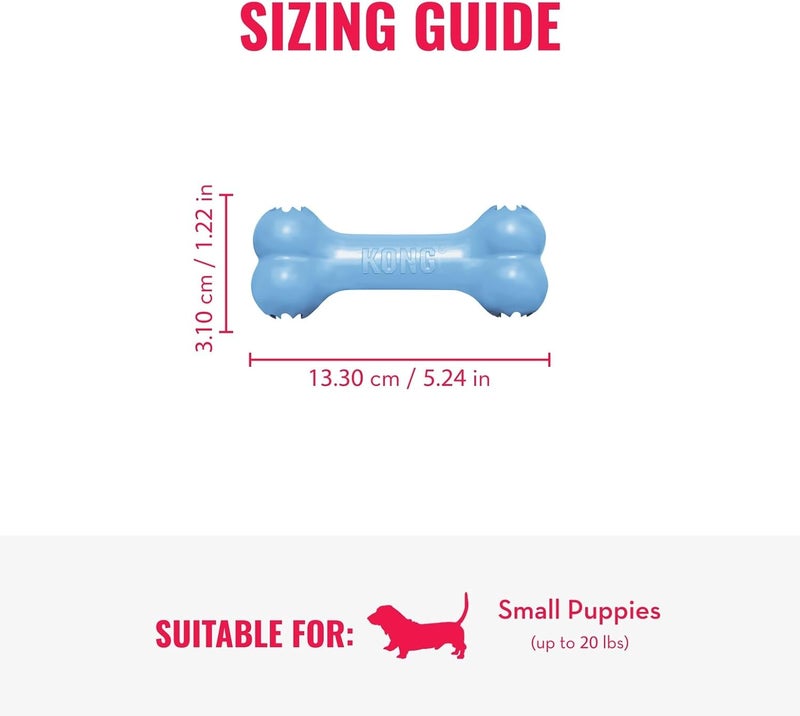 KONG Puppy Goodie Bone - Teething Rubber Treat Dispensing Dog Toy for Small Puppies - Image 3