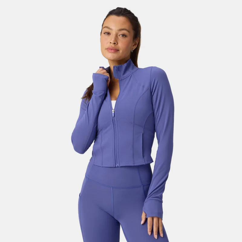 Fabletics جاكيت تدريب قصير بيرفكت ستورم للنساء