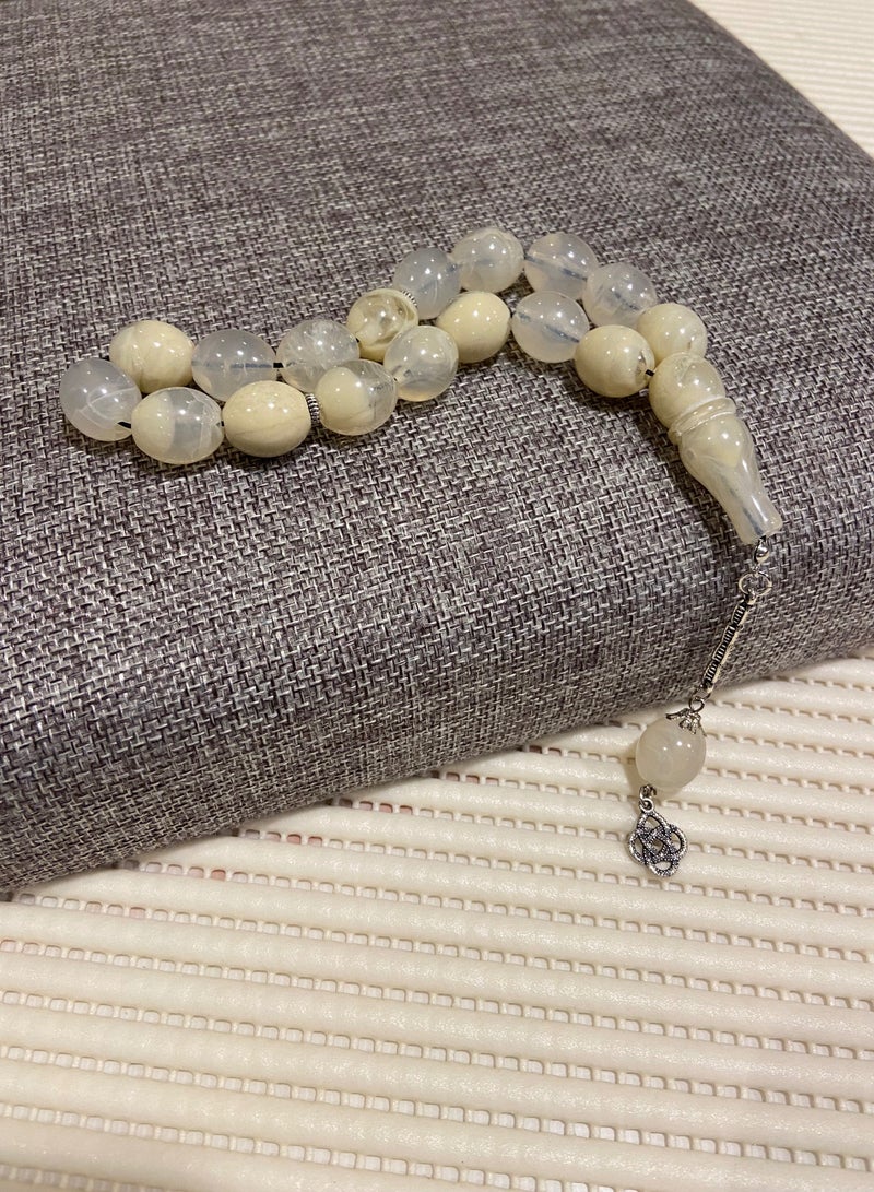 Faturan Prayer Beads For Men 17 Beads Size 13.5mm*15.5mm - Image 5