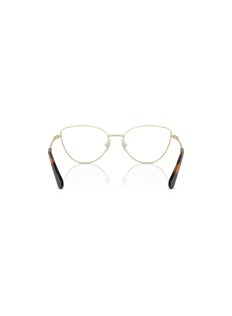 SWAROVSKI Swarovski Woman Cat Eye  Eyeglasses- Sk 1012 - Lense Size:54Mm - Pale Gold - Image 3