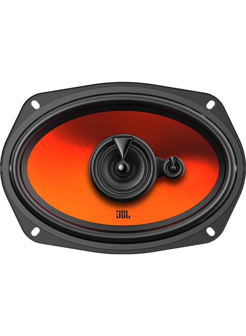 جي بي إل سماعات سيارة JBL Stage1 962M مقاس 6×9 إنش ثلاثية الاتجاه – قدرة 560 واط كحد أقصى، 70 واط RMS، ووفر Plus One™، تويتر قبة متوازنة، صوت قوي ونقي - Image 3