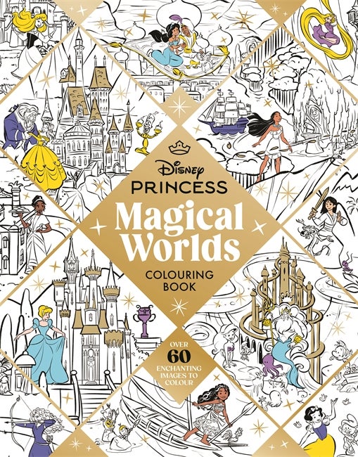 Disney Princess Magical Worlds Colouring Book 
