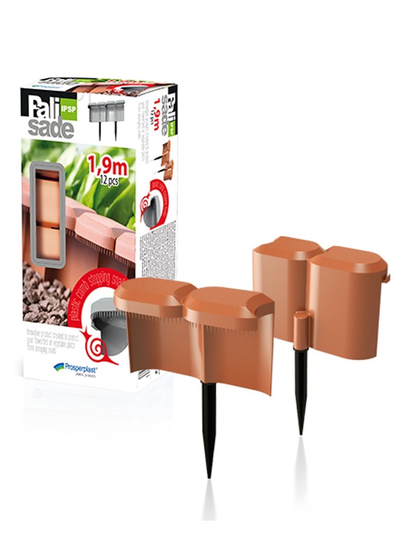 Prosperplast Garden Edging For Snails 1.9 M Brown - Image 2