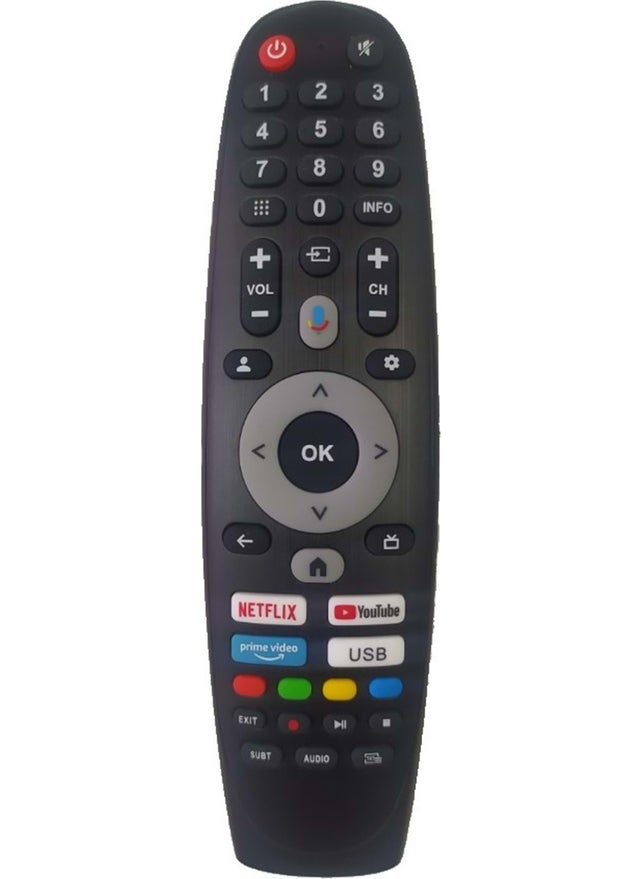 Rewel Altus AL40 Fhd 6523 Strong Onvo Android TV Remote Control Without Microphone 124090 