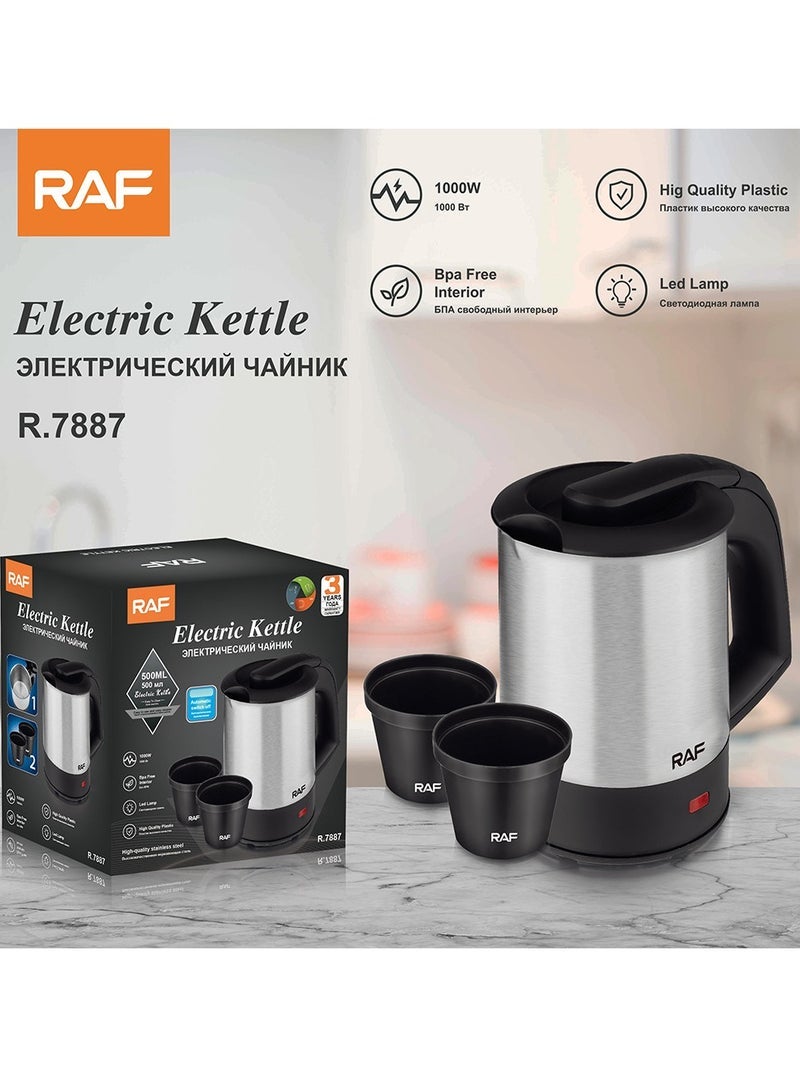 آر إيه أف غلاية منزلية من الفولاذ المقاوم للصدأ مع خاصية إيقاف التشغيل التلقائي سعة 0.5 لتر - Image 2