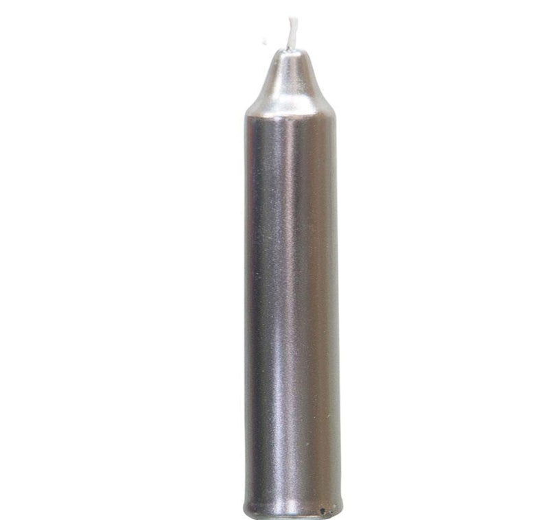 atorakushon® Pack of 12 Smokeless Scented Silver Pastel Stick Candles for Diwali X-mas Decoration Home Decoration Party Gift Dinner Table Valentine Day - Image 3