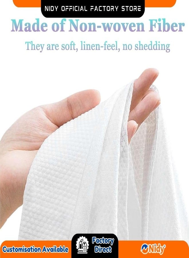 STORE77 Nidy® Disposable Pet Towel - Super Absorbent, High Water Retention, Quick Dry Dog Towel | Puppy Drying Sheet, Portable Pet Grooming Pet Cleaning Wipes Pack of 50 (50 GSM, 20x20 CM 7.9X7.9 INCH) - Image 5