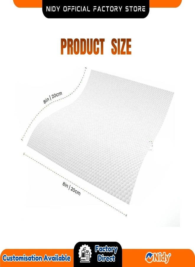 STORE77 Nidy® Disposable Pet Towel - Super Absorbent, High Water Retention, Quick Dry Dog Towel | Puppy Drying Sheet, Portable Pet Grooming Pet Cleaning Wipes Pack of 50 (50 GSM, 20x20 CM 7.9X7.9 INCH) - Image 3