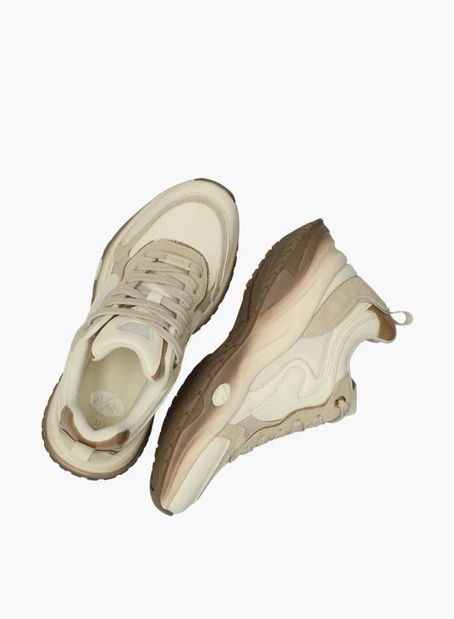 Mexx BROWN Women Palma Ora Lace-Up Sneakers for Women | Best Price UAE