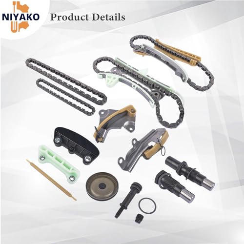 Niyako Timing Chain Kit Replacement# KT4038S TS20395 9-0389SX 2L2Z6K297AA TK428 Fit 1997-2010 Explorer Mustang Ranger Mazda B4000 Mercury 4.0L - Image 5