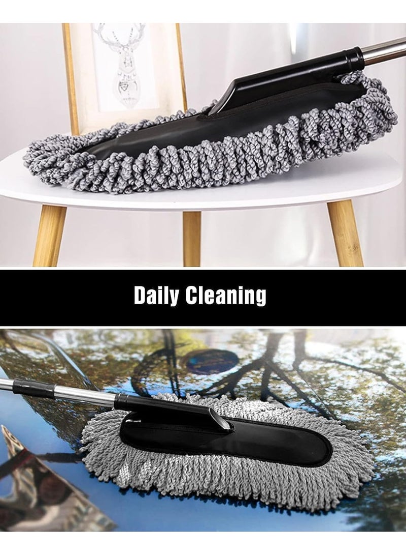 منفضة غبار ناعمة من الألياف الدقيقة لتنظيف نافذة السيارة،- موب للسيارة - ممسحة عربية - Image 2