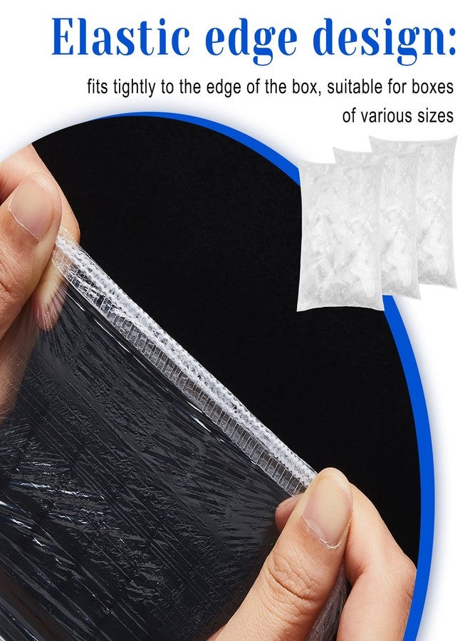 تونديامو تونديمو، 150 قطعة من بطانات أقفاص الأرانب البلاستيكية للاستخدام مرة واحدة، أكياس بطانات أقفاص الأرانب، بطانات أقفاص شفافة لأقفاص خنازير غينيا، بطانات أقفاص بلاستيكية مانعة للتسرب للقنافذ والهامستر والحيوانات الصغيرة، صندوق فضلات - Image 5