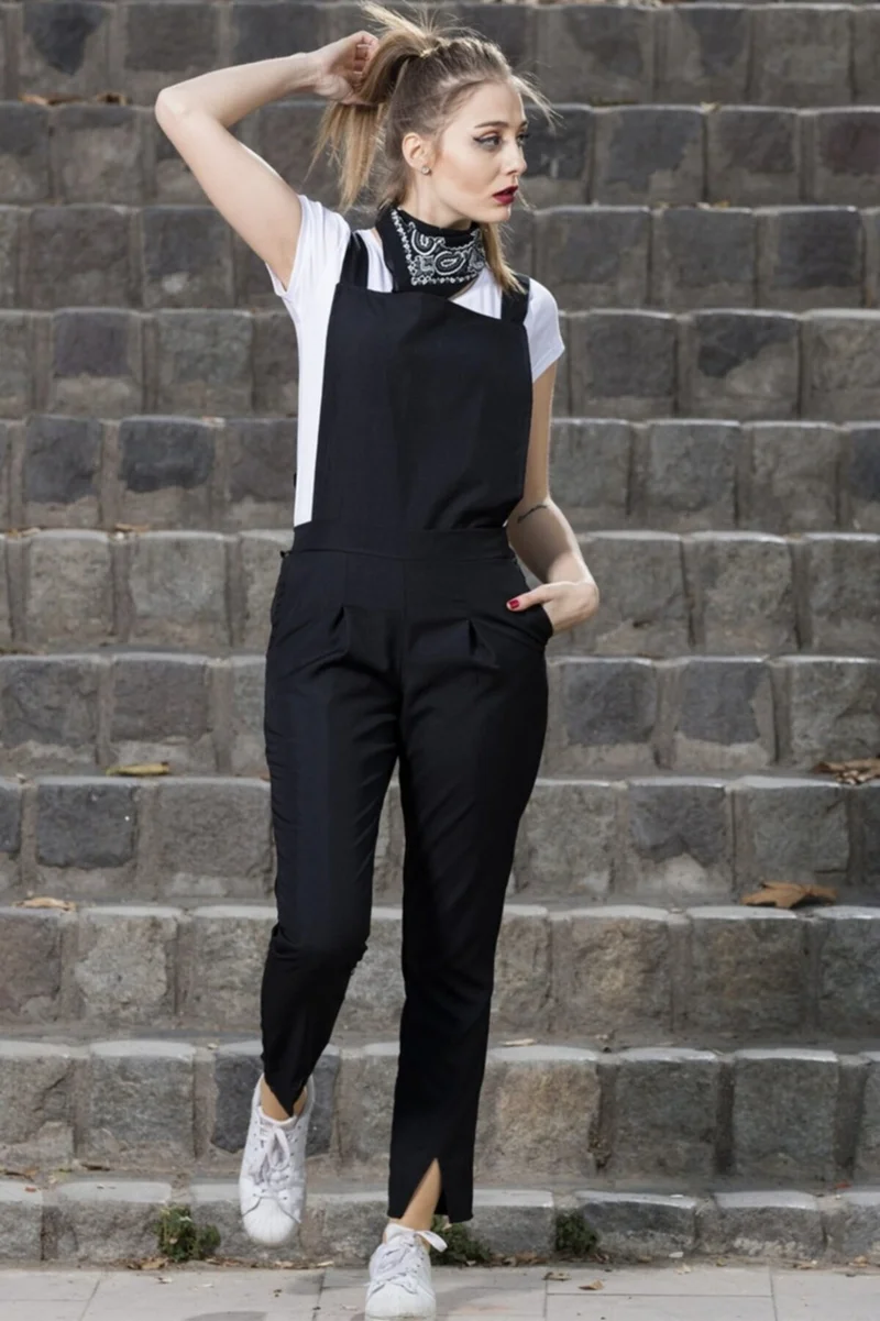 Barbora Summer Daily Slopet Women's Jumpsuit 102BLACK4