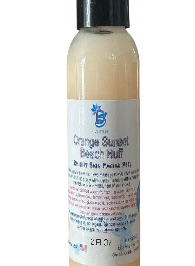 ديفا ستوف مقشر الوجه ديفا ستاف أورانج سانست بيتش باف مع شوائب الفطر اللطيفة وقشر الليمون وحمض الكوجيك والنياسيناميد، منظف مُرمم للبشرة - Image 2