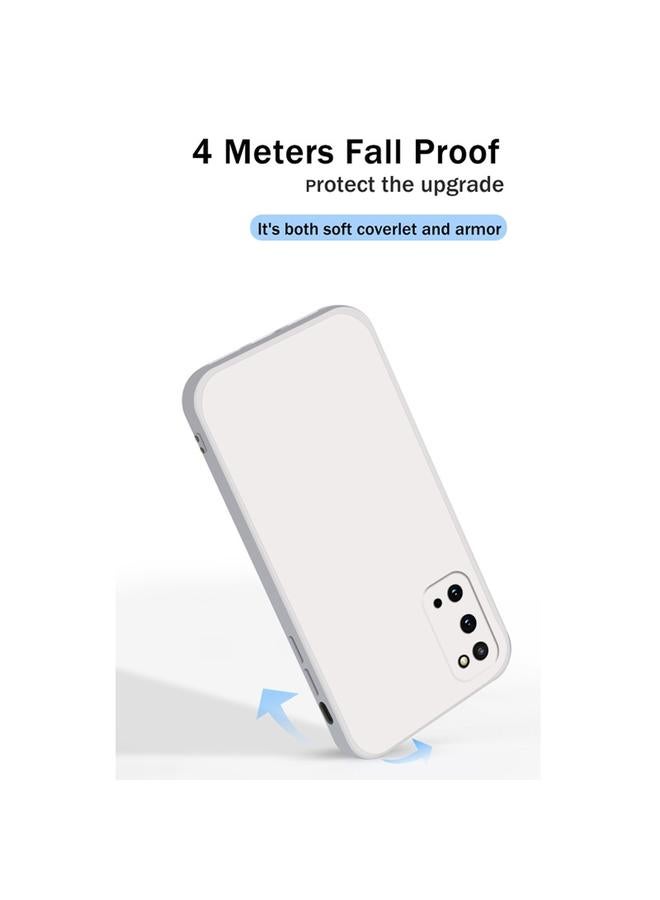 اس-توب جراب لهاتف Samsung Galaxy S20 بلون سادة من السيليكون السائل المقلد بحافة مستقيمة وغطاء حماية كامل مقاوم للسقوط - Image 5