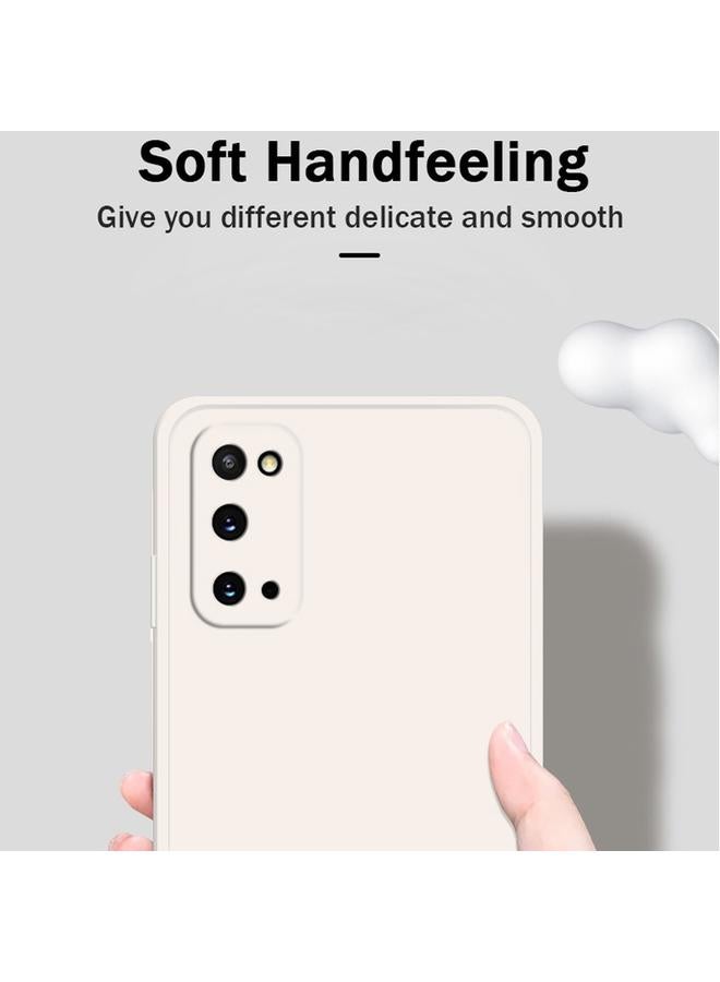 اس-توب جراب لهاتف Samsung Galaxy S20 بلون سادة من السيليكون السائل المقلد بحافة مستقيمة وغطاء حماية كامل مقاوم للسقوط - Image 3