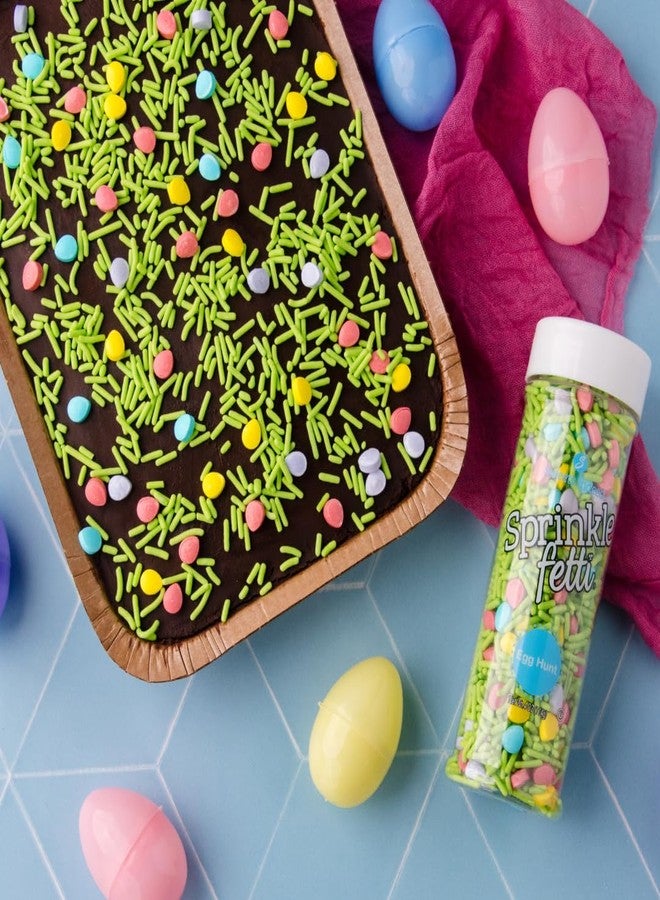Sweets Indeed Easter Sprinkles, Spring Edible Sprinkle Mix, Perfect for Cake Decorations, Baking, Ice Cream, Cookies, Cupcake Topper For Birthday, Dairy Free, 4 ounces (Egg Hunt) - Image 5
