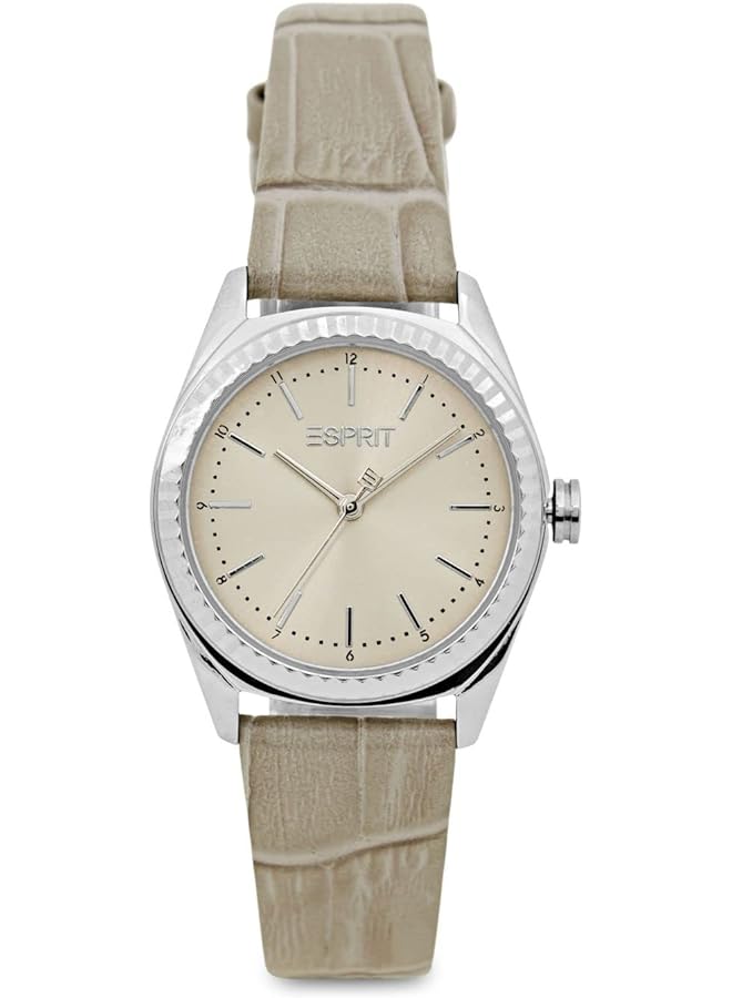 ESPRIT Women's Light Gray Dial Quartz Analog Watch Silver Grey - Image 1