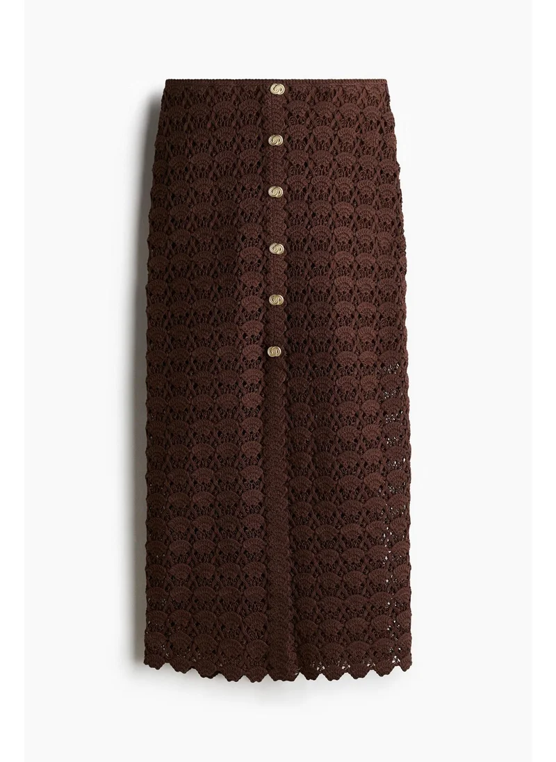 H&M Crochet-look skirt
