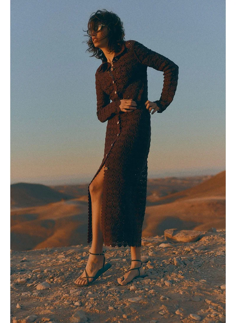 H&M Crochet-look skirt