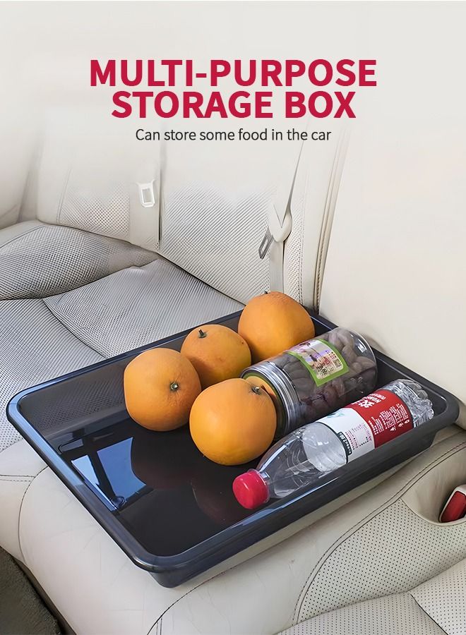 GROIC 2PCS Under Seat Storage Box Organizer, Hidden Organizer Tray Bin Waterproof Plastic Multifunctional Car Trunk for General Vehicle Type, 32.8*24.9CM - Image 5