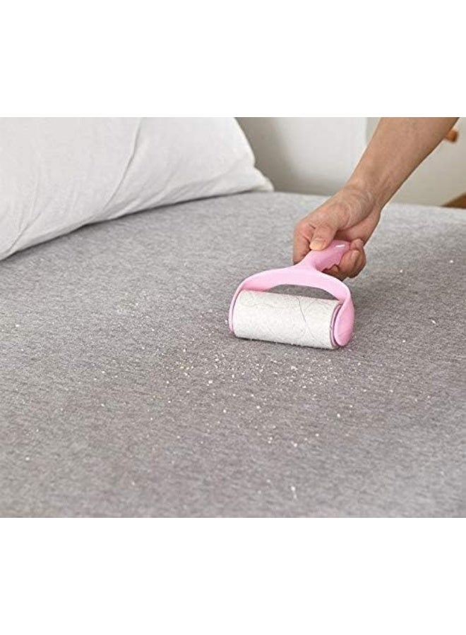 Meetion مجموعة لفة لاصقة فائقة لشفط شعر الحيوانات الأليفة مناسبة للشعر والملابس والسجاد ومقاعد السيارات والغبار والفرشاة (مع 9 إعادة تعبئة) - Image 2