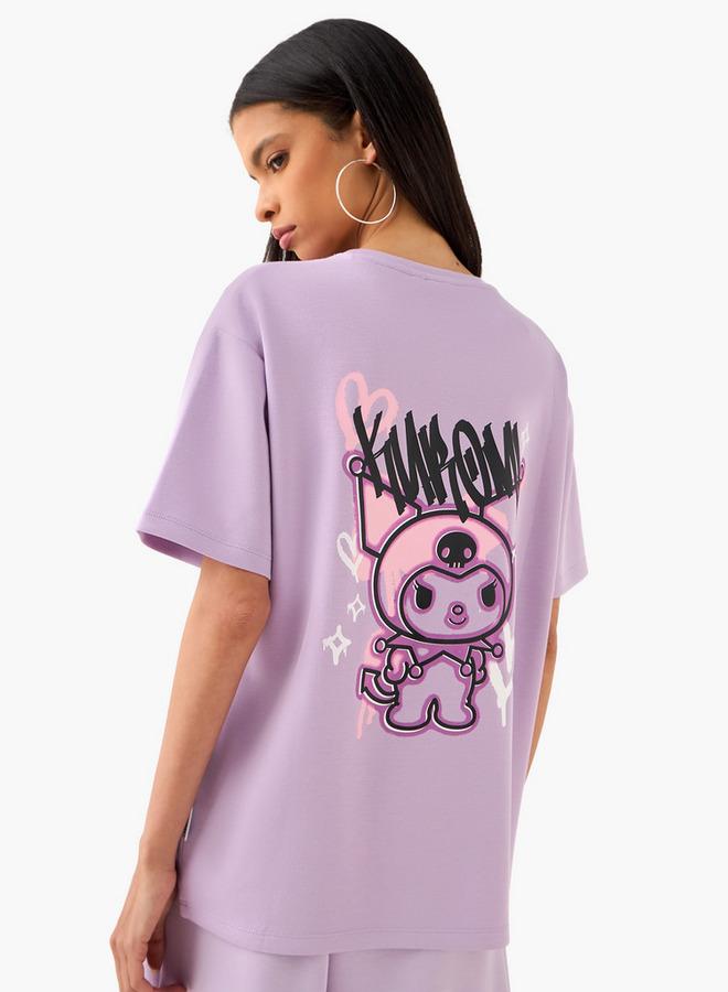 اس بي كاركترز تيشيرت بطبعة كورومي بأكتاف ساقطة - Image 1