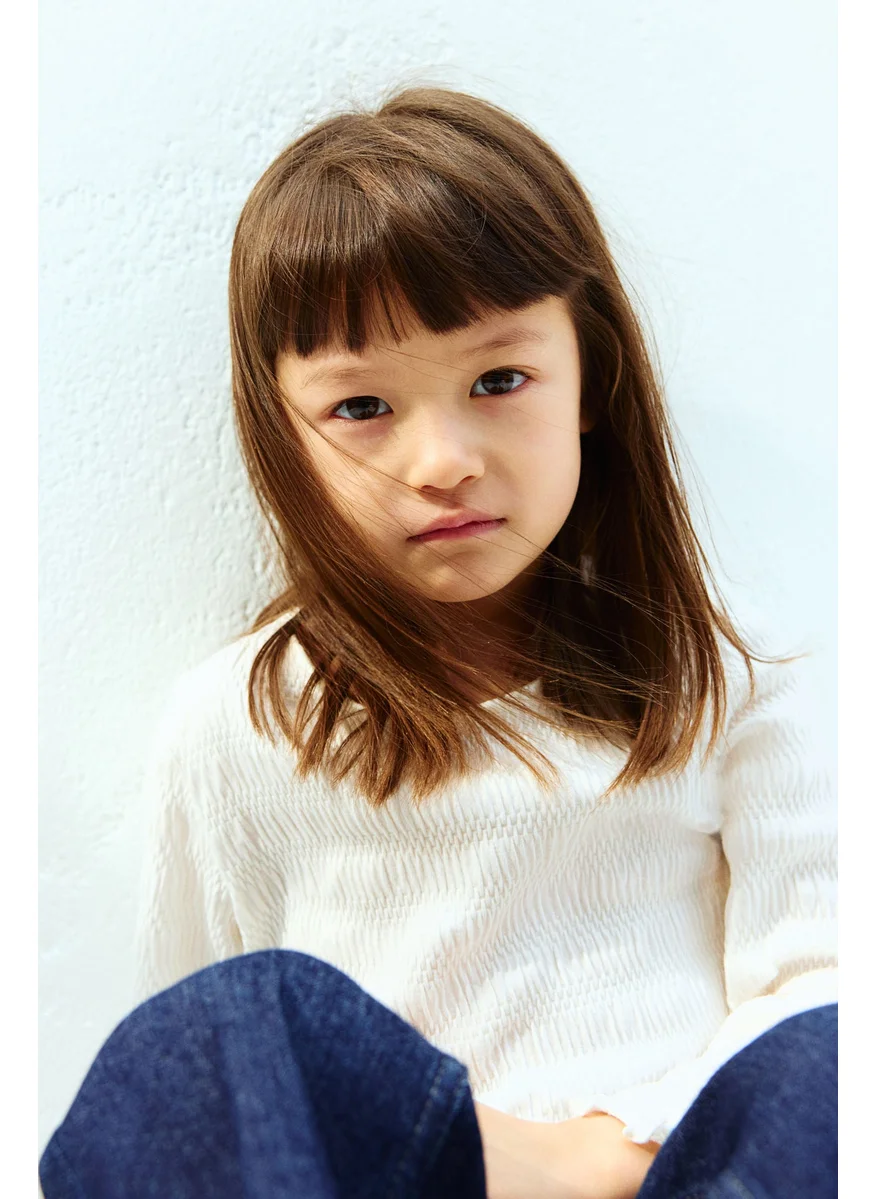 اتش اند ام Smocked Jersey Top