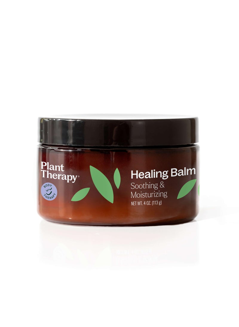 Plant Therapy Plant Therapy Healing Balm 4 oz 100% Pure & Natural, Nutrient-Rich Botanical Formula, Soothing Ingredients: Shea Butter, Tamanu Oil, and Calendula Extract 