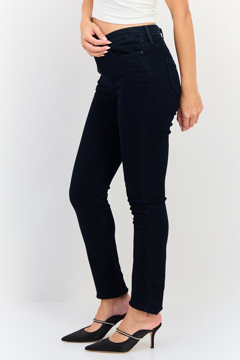 Levi's جينز ليڤيس × ريدلوب للنساء 311 بقصة ضيقة من الدنيم القابل للتمدد، Navy - Image 2