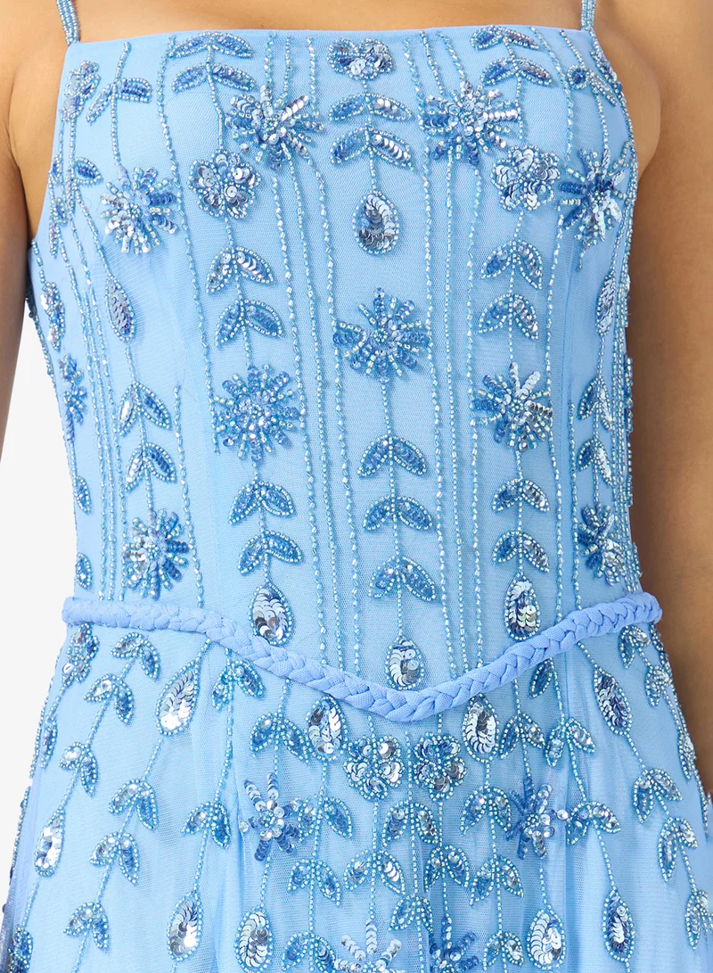 Namshi x  Corset Bodice Bead Embellished Evening Gown for Women | Best Price UAE