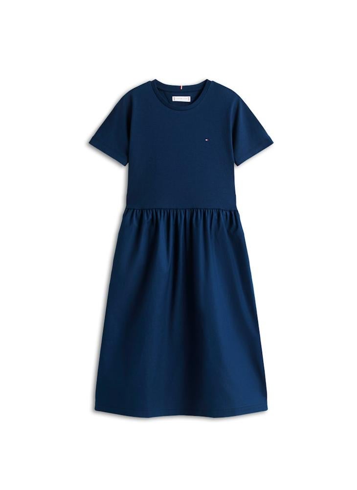 TOMMY HILFIGER Essential Relaxed Fit And Flare Dress - Image 5