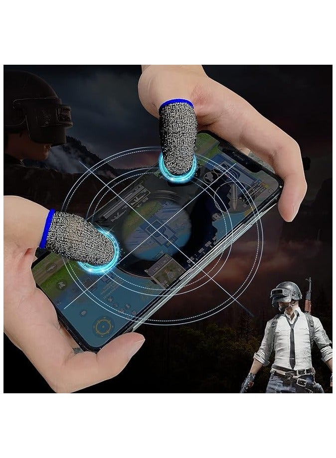 MERTTURM Guanti Da Gioco In Fibra D'argento – Anti-sudore, Super Sensibili, Per PUBG, COD, Fortnite (confezione Da 12)