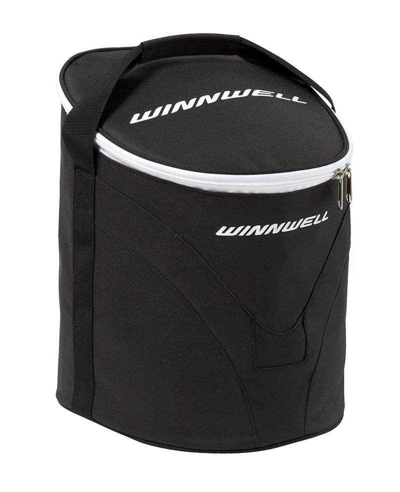 Winnwell Basic Hockey Puck Bag - Sports Equipment Carrying Storage Bag - With 50+ Pucks for Ice & Street Hockey - Image 1
