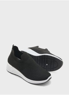 Diamante Detail Fly Knit Slip On  Comfort Shoe - pzsku/Z69FA1D98F6E51E320C9AZ/45/_/1727070321/b516ebe5-f2f5-4330-a8d4-efe5d3e992a0