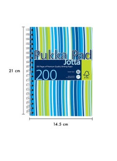 Pukka Pad A5 Size Wirebound Jotta Notebook 200 Pages Assorted Colours  - Image 3