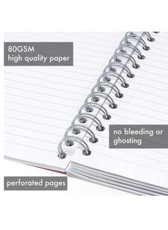 Pukka Pad A5 Size Wirebound Jotta Notebook 200 Pages Assorted Colours  - Image 4