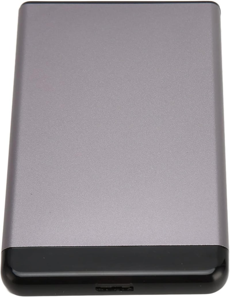 woobles Portable Hard Drive, Ultra Thin External Hard Drive 2.5 Inch for TV (320GB)-320GB Grey - Image 1