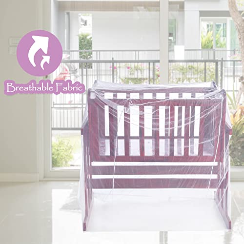 Mee Mee Multipurpose Breathable Mosquito Net | Mosquito Net for Baby Cot, Cradle, Bassinet (Large) - Image 3