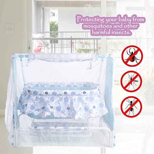 Mee Mee Multipurpose Breathable Mosquito Net | Mosquito Net for Baby Cot, Cradle, Bassinet (Large) - Image 5