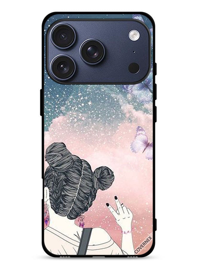 Covernex Apple iPhone 17 Pro Protective Case Cover Making Victory Sign Art - Image 1