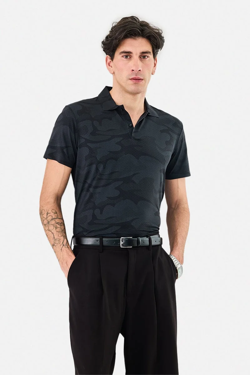 سنيتش Technical Stretch Stitchless Polo T-Shirt