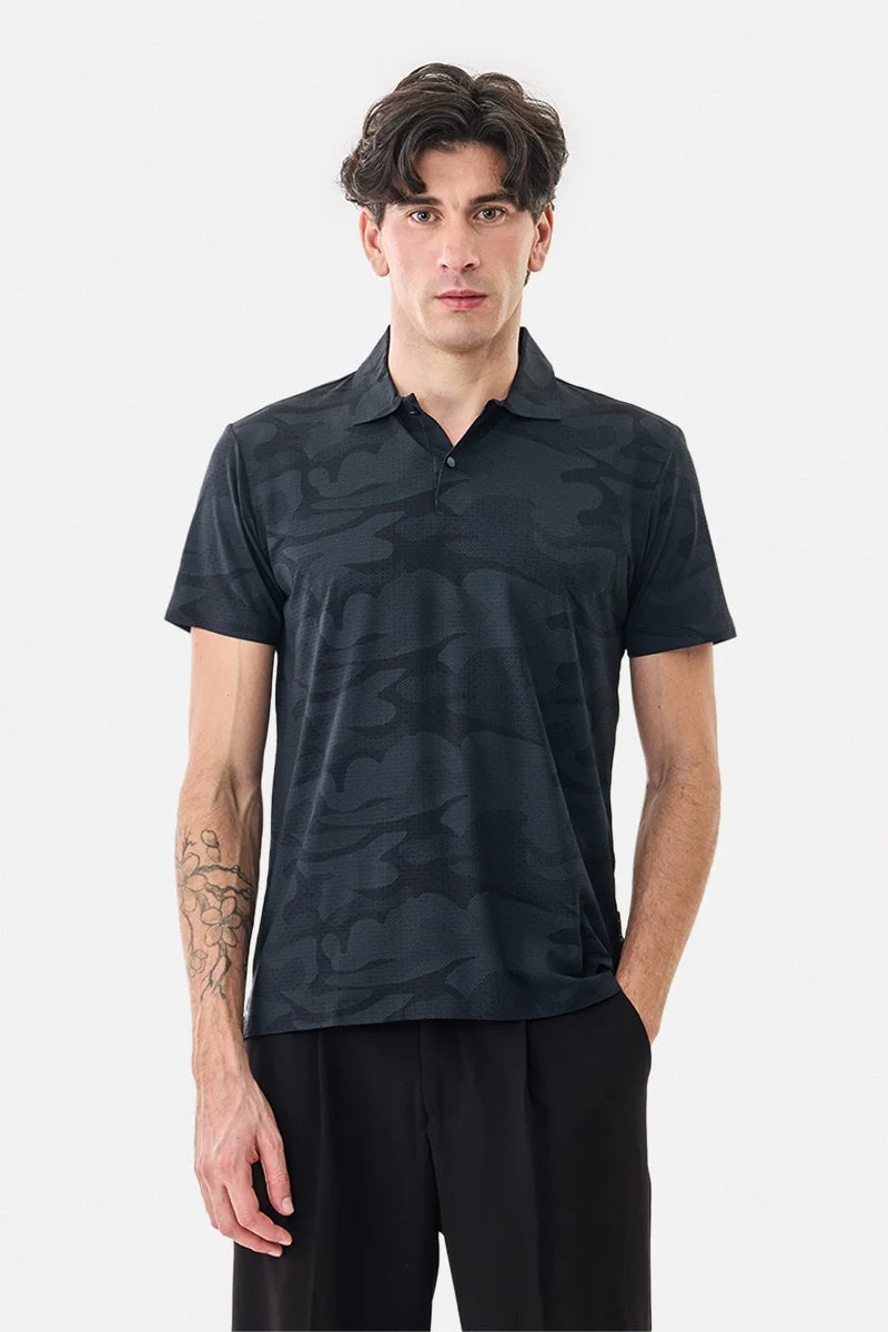 سنيتش Technical Stretch Stitchless Polo T-Shirt