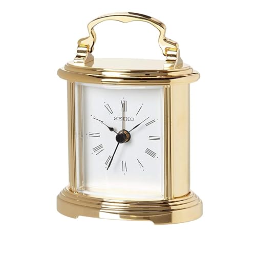 SEIKO Peyton Desk Clock, Gold - Image 1