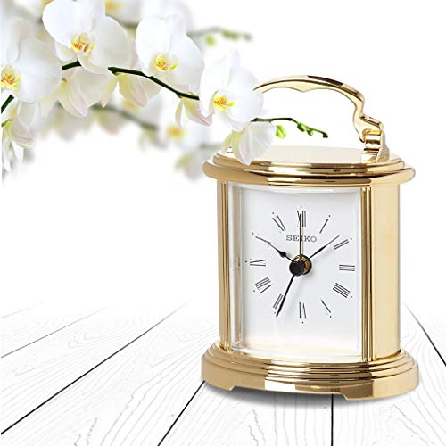 SEIKO Peyton Desk Clock, Gold - Image 2