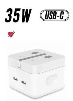 35W Dual Ports Fast Charging USB-C+C Power Adapter USB-C To Lightning Cable For Apple iPhone 14 13 Series